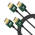 Thin HDMI to HDMI Cable 1.6FT 2 Pack, Ultra Slim & Flexible HDMI Cord Supports by Thsucords