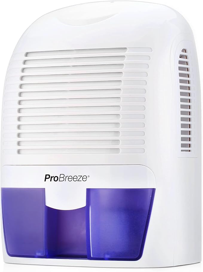Pro Breeze Electric Mini Dehumidifier, 2200 Cubic Feet, Compact and Portable by ProBreeze