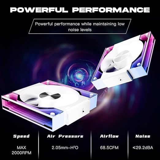 Jungle Leopard Interstellar V3 120mm PC Case Fan Infinity Mirror Module - Image 5