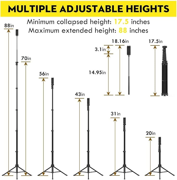 Aureday 88’’ Flexible Phone Tripod - Image 2