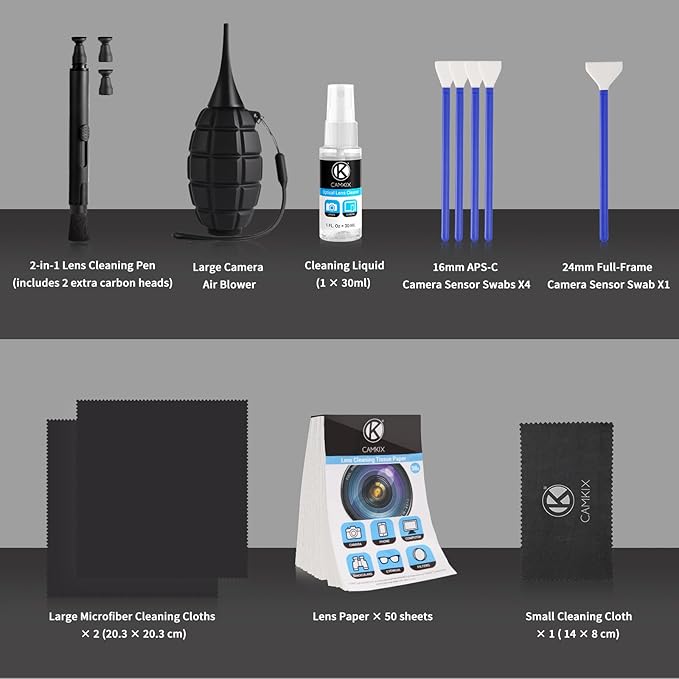 Camkix 14-in-1 Camera Lens Cleaning Kit - Image 2