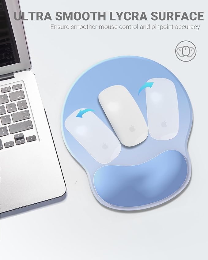 Ergonomic Mouse Pad Wrist Support, Comfortable Mouse Pad Wrist Rest, Relieve - Image 5