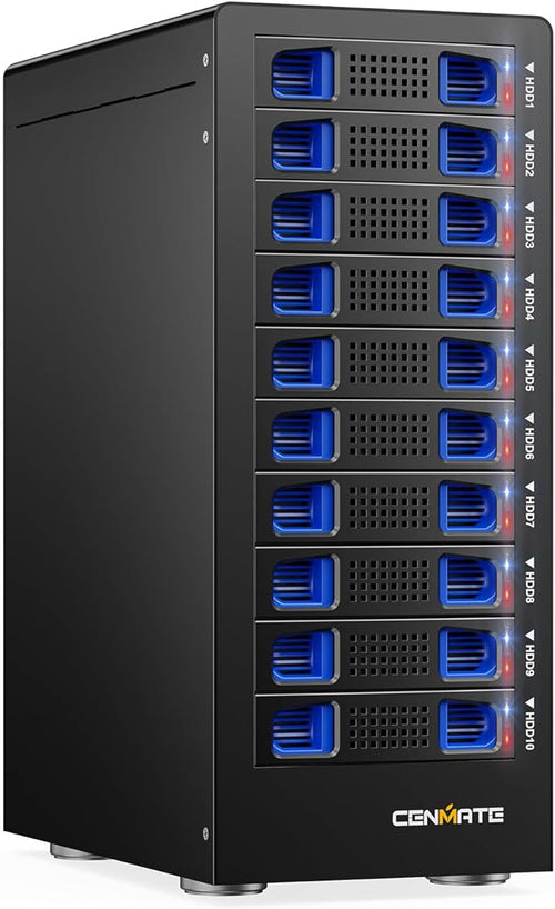 10 Bay Hard Drive RAID Enclosure by Cenmate