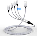 iPhone Charging Cable 1.8M/6Ft Multi 4 in 1 USB Universal Fast Charging Cord by MTAKYI