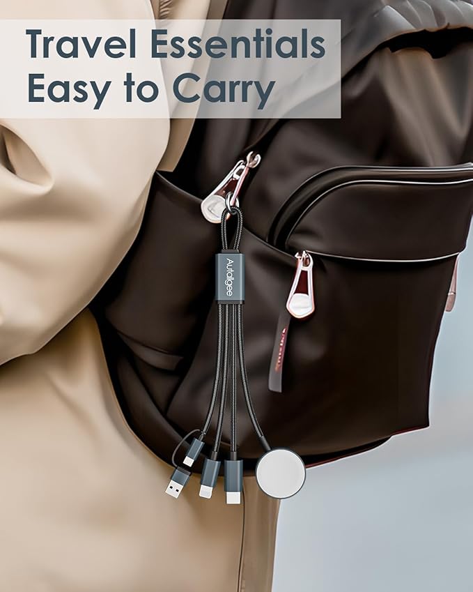 Short 8inch 3 in 2 Multi Charging Cable - Image 7