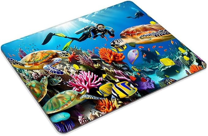Marine Turtle Mouse pad Customized Mousepad Non-Slip Rubber Base Mouse Pads - Image 2