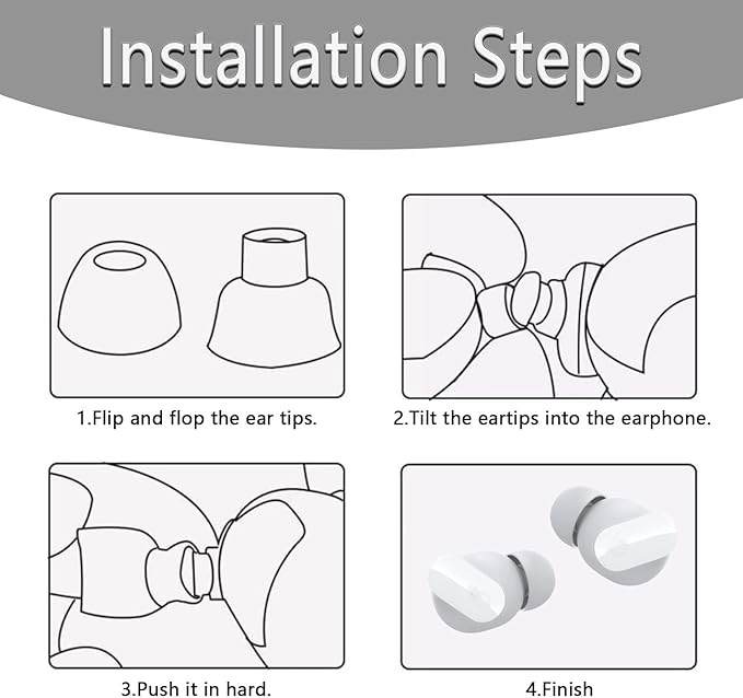 Replacement Silicone Ear Tips for Beats Fit Pro/Studio Buds/Studio Buds+ - Image 5