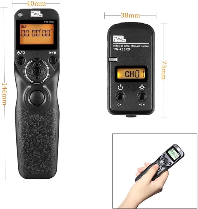 Pixel Wireless Timer Remote Shutter Release TW283-L1 Wireless Remote Control - Image 3