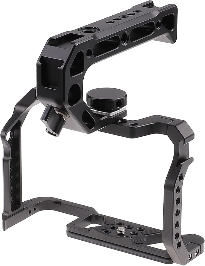 Hersmay R5 R6 Cage with Top Handle, Aluminium Alloy Camera Cage - Image 7