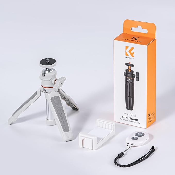 K&F Concept Selfie Stick Tripod, 360 Degree Rotation Mini Phone Stand - Image 8