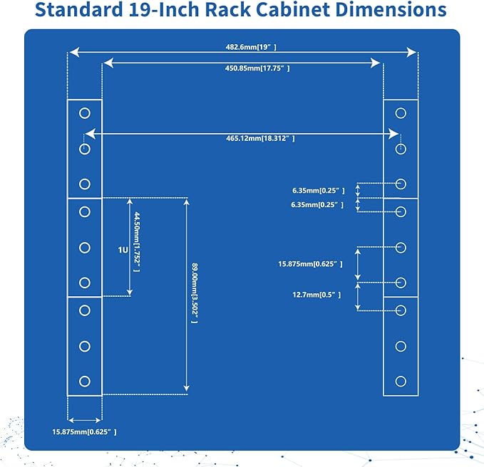 1U PDU Rackmount Power Strip - Image 6