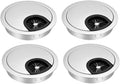 uxcell Cable Hole Cover, 2.4Inch/60mm Zinc Alloy Desk Wire Cord Cable Grommets by uxcell