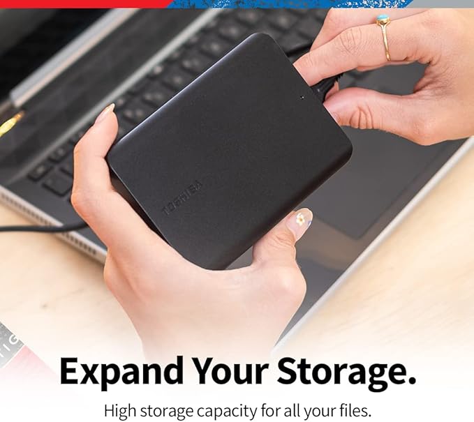 TOSHIBA Canvio Advance 2TB & Basics 1TB Portable External Hard Drives USB 3.0 - Image 6