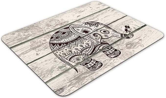 Gaming Mouse Pad，Plank Elephant Rectangle Mouse Pad Size - Image 2