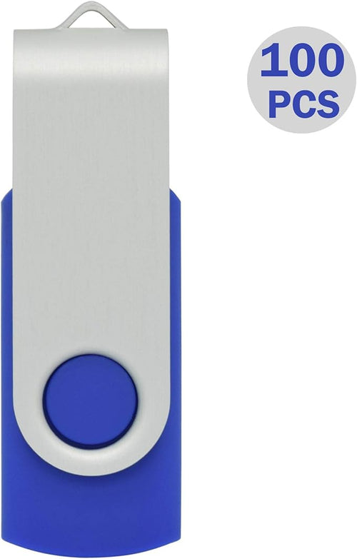 100 Pack 32GB USB Flash Drives Bulk 32GB Flash Drive 100 Pack USB2.0-Blue - Image 2