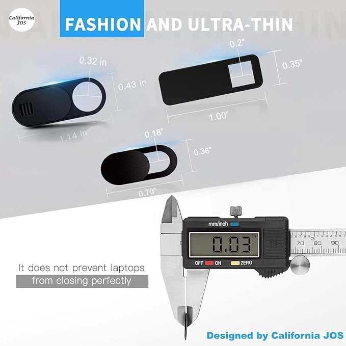12 PCS Ultra-Thin Webcam Cover Slide - Image 4