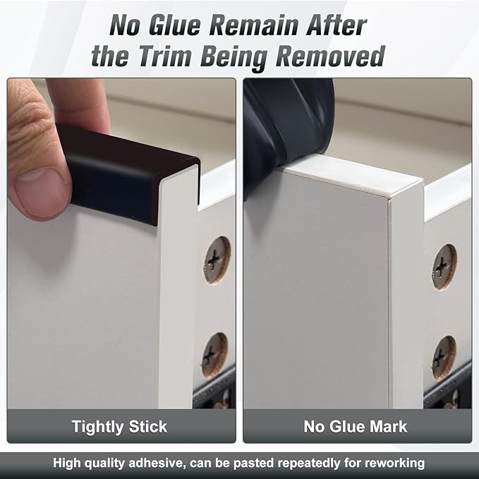 Rubber Edge Trim, 1-3/4 inch Wide U Channel Edge Trim, Big Size U Shaped Trim - Image 5