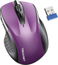 TECKNET Wireless Mouse for Laptop, Silent Mouse Quiet Click, Computer Mouse by Tecknet