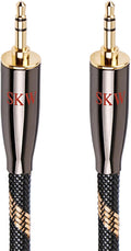 SKW Audiophiles High Gauge AUX Cable 3.5mm Male to Male Jack Cable by SKW
