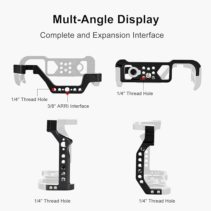 R5 ii/R5/R6/R5C/R6 ii Camera Cage, R5 Mark ii/R6 Mark ii Cage - Image 5