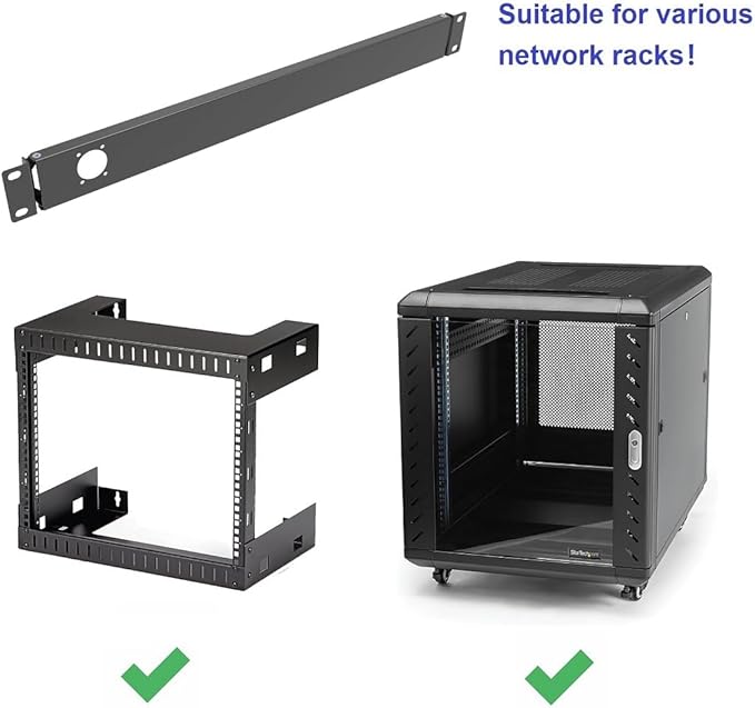 1U Hinged Rack Panel 1D XLR HDMI Audio Rack Mount Panel - Image 5