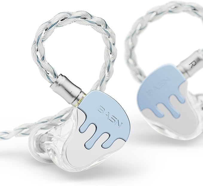 BASN BmasterX in Ear Audio Monitor, Hybrid 6 Drivers IEM Earphones by BASNAudio