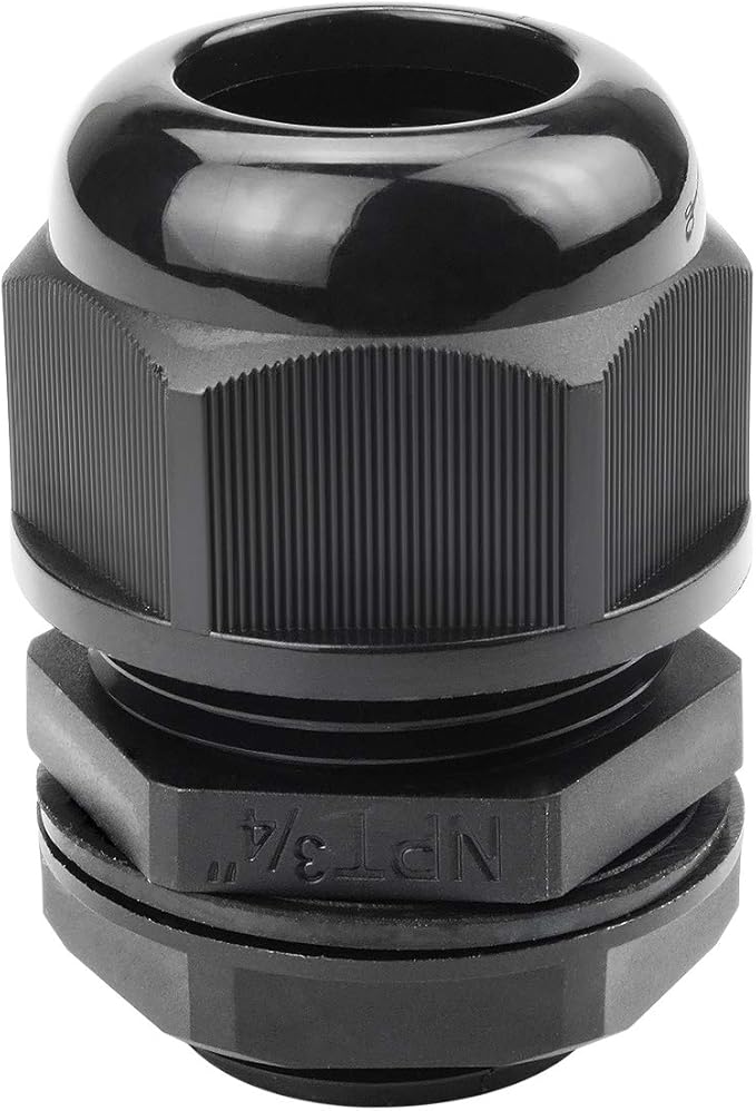 XHF 20 Pcs 3/4" IP68 Strain Relief Nylon Cord Grip Waterproof NPT Cable Glands by XHF
