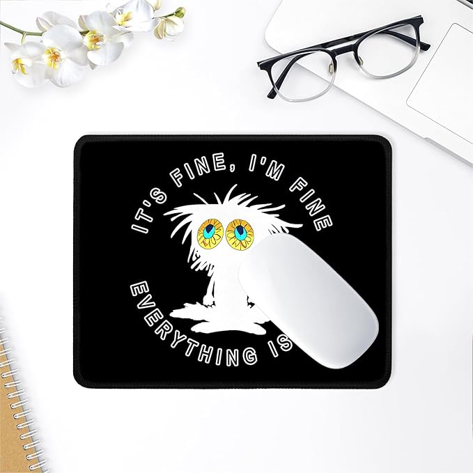 ITNRSIIET Mouse Pad with Stitched Edge Premium Textured Smooth Precise - Image 6