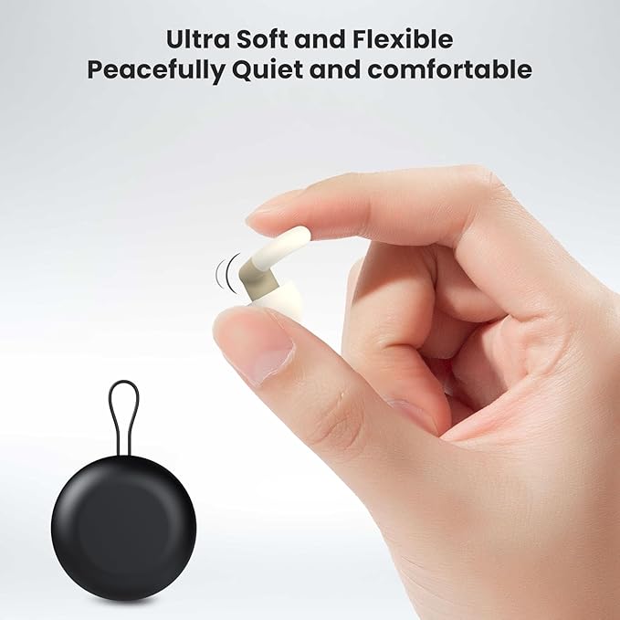 Ear Plugs for Sleeping, 2 Pairs of Reusable Earplugs for Noise Reduction - Image 5