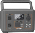 ALLWEI 512Wh Portable Power Station, 500W LiFePO4 Battery, Solar Generator Fast by ALLWEI