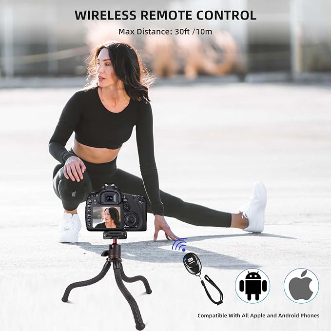 Famall Flexible Phone Tripod for GoPro, Mini Camera Stand - Image 4