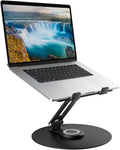Swivel Laptop Stand for Desk, Adjustable Height Aluminum Computer Stand by Epherie