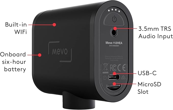Logitech for Creators Mevo Start 3-Pack Wireless Live Streaming Cameras - Image 7