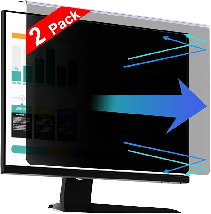 【2 Pack】 22 Inch Privacy Screen Protector by RedANGEL