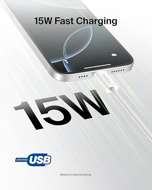 Belkin USB A to USB C Cable, 15W - Image 2