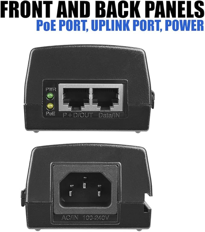 BV-Tech Gigabit Power Over Ethernet PoE++ Injector | 90W | 802.3 af/at/bt | - Image 2