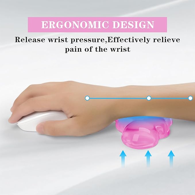 Gel Cloud Mouse Wrist Rest, Cute Wrist Support and Arm Support - Image 2