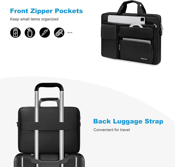 MOSISO Laptop Shoulder Bag, Computer Bag - Image 2