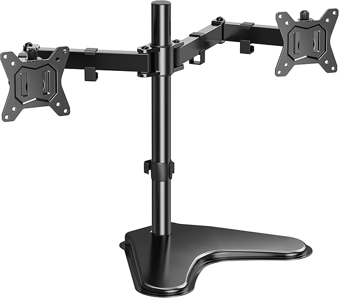 HUANUO 32 inches Dual Monitor Stand up to 17.6lbs per Arm, High-Grade Aluminum - Image 9
