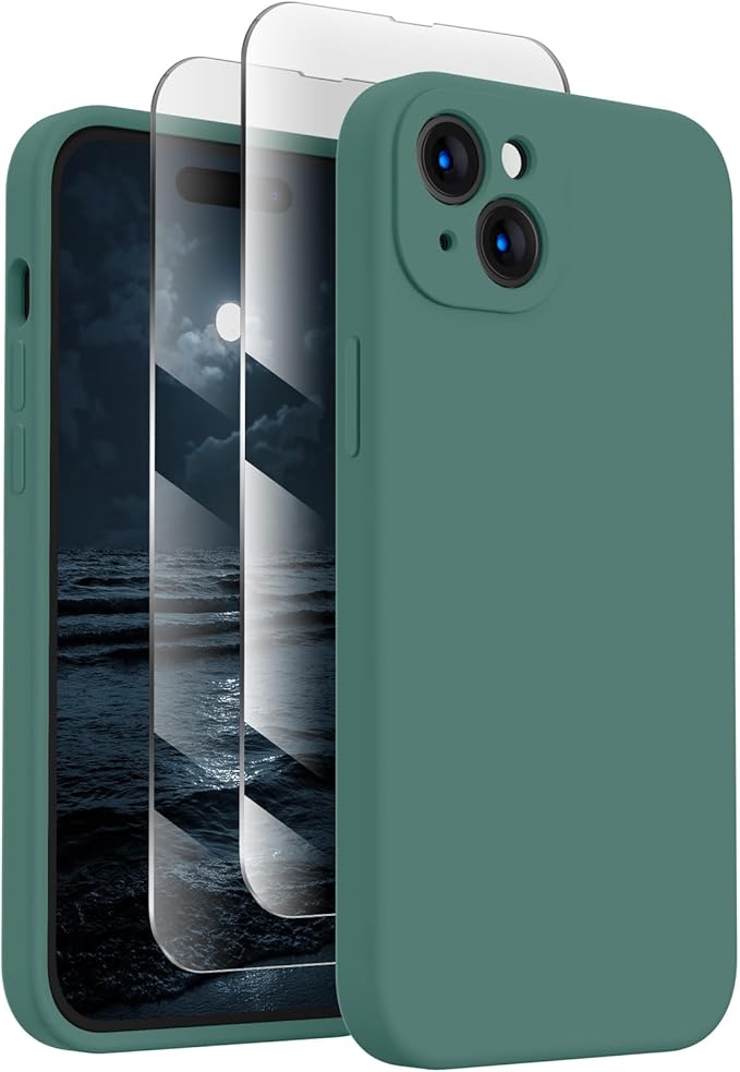 FireNova Designed for iPhone 15 Plus Case, Silicone Case with, Soft by FireNova