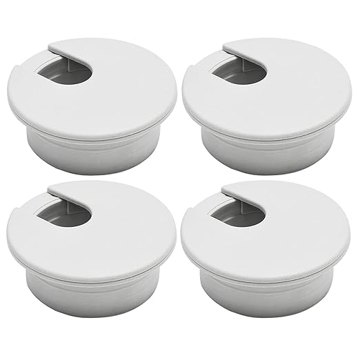 Desk Grommet 2", Desk Cord Hole Cover, Cable Grommet ABS Plastic, Desk Hole by BOPOREAE