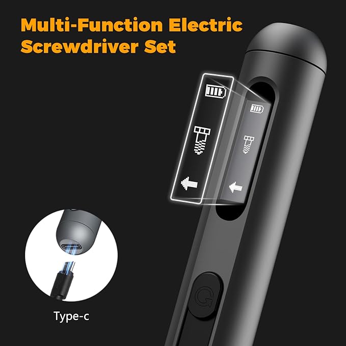 3.7V Electric Screwdriver Kit, 48-in-1 Dual-Head Precision Screwdriver Set - Image 3