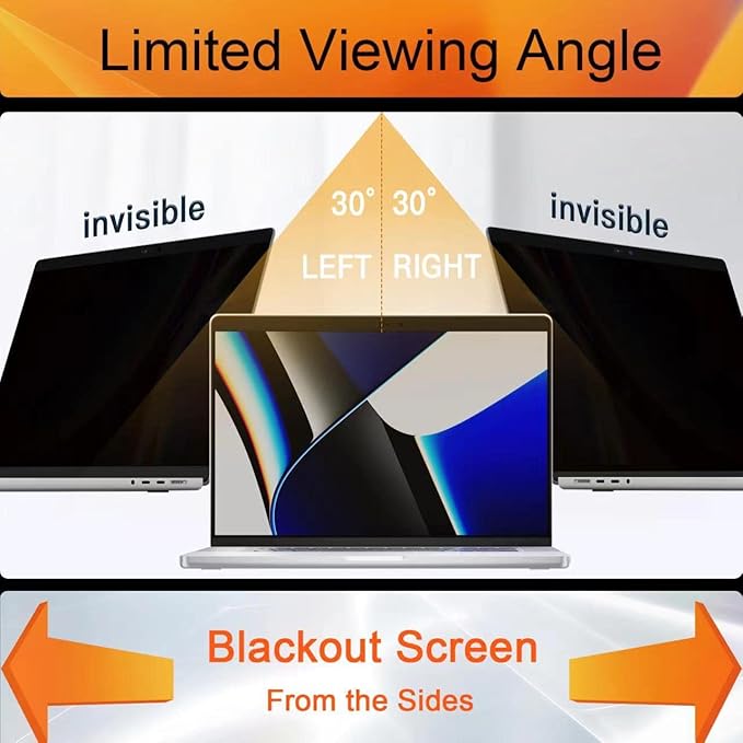 Mamol Privacy Screen MacBook Air 13 Inch, Magnetic Removable Anti Blue Light - Image 3