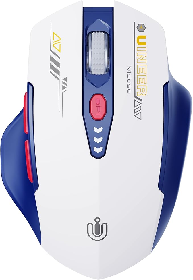 Bluetooth Mouse, Visible Battery Level, 4 Adjustable DPI, Coldless Mice by UINEER
