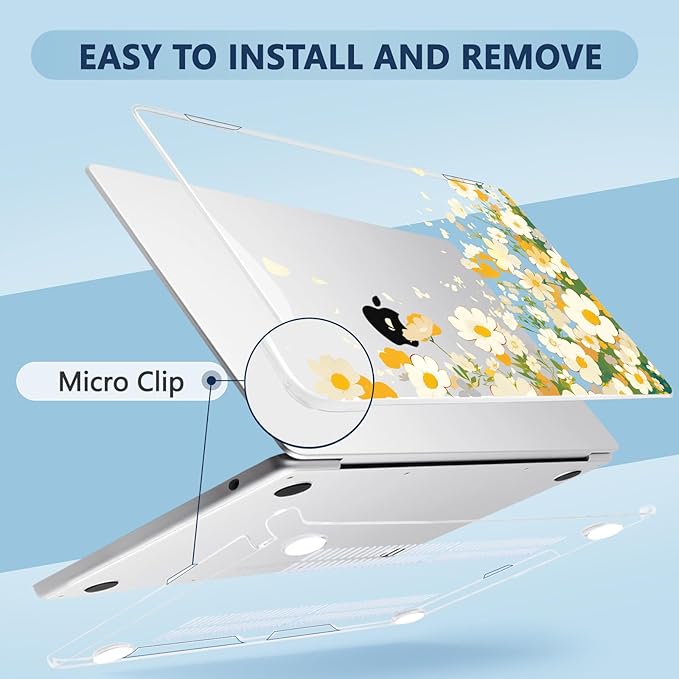 Compatible with MacBook Air 15 inch Case, M4 A3241/M3 A3114/M2 A2941, Hard Shell - Image 3