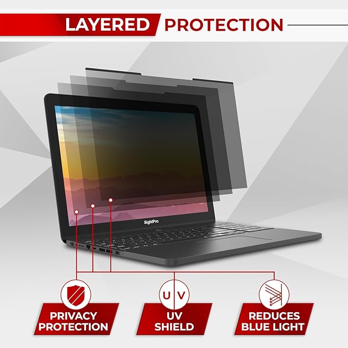 Magnetic Laptop Privacy Screen 14 Inch 16:10 - Image 9