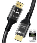 Certified 10K 8K HDMI 2.1 Cable 16.4 FT, 48Gbps Ultra High Speed HDMI Cable by Adauxter