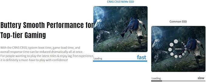 KLEVV CRAS C910 500GB M.2 2280 NVMe PCIe Gen4x4 Laptop & Desktop Internal SSD - Image 5