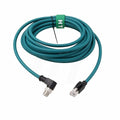 M12 GigE Ethernet 8 Pin X-Code RJ45 Cable CAT7e by HangTonConnect