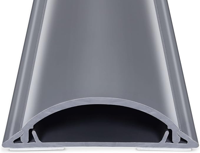 Cord Cover Floor 34in, Large Capacity Floor Cable Cover, Hard PVC Cord Hider by ZhiYo